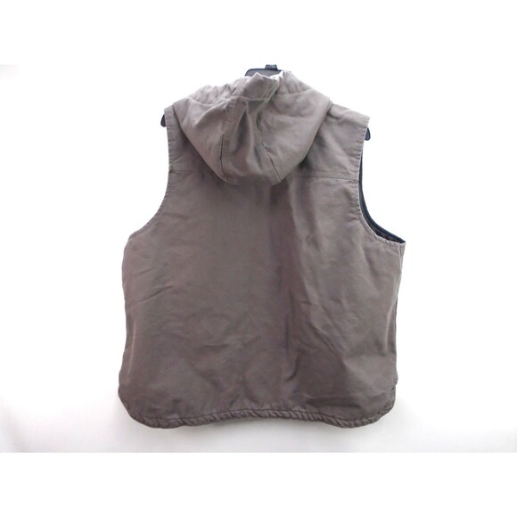 Carhartt Size XXL (20) Women’s Duck Canvas Hooded Vest Quilt Lined 3M Thinsulate - Picture 7 of 10